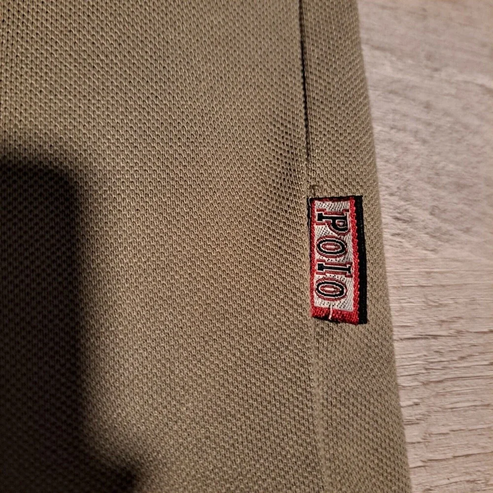 Ralph Lauren‎ Polo Sport Vintage Men's Polo Shirt Cotton Olive XL